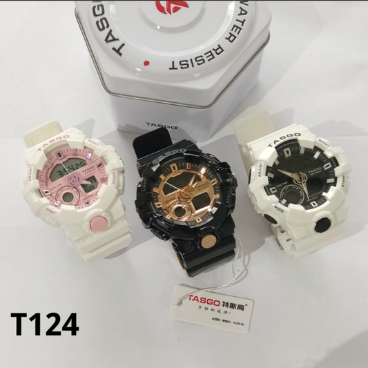 RELOJ UNISEX MEDIANO TASGO T124